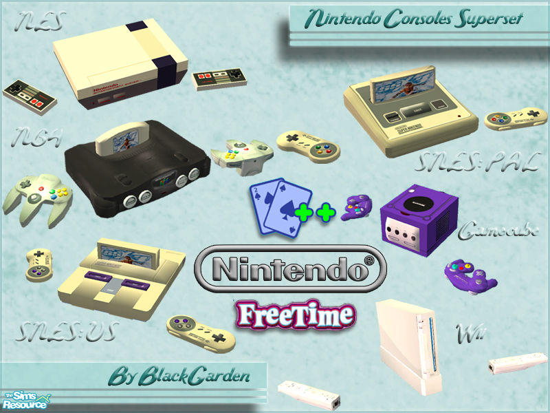 The Sims Resource - Nintendo Consoles Superset - Free Time Versions